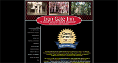 Desktop Screenshot of irongateinnks.com